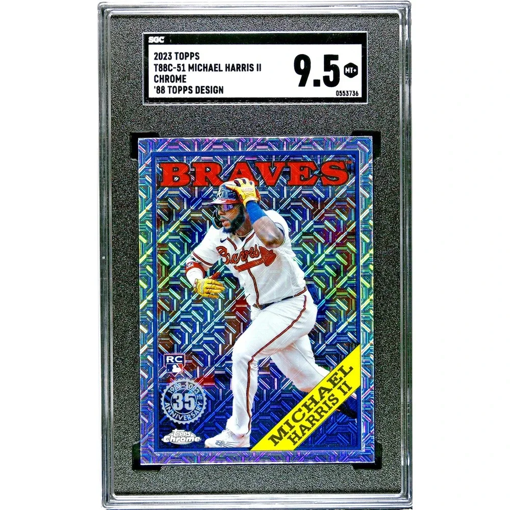 2023 Topps 88 Chrome Mojo Refractor T88C-51 (RC) Michael Harris II SGC 9.5 MT+